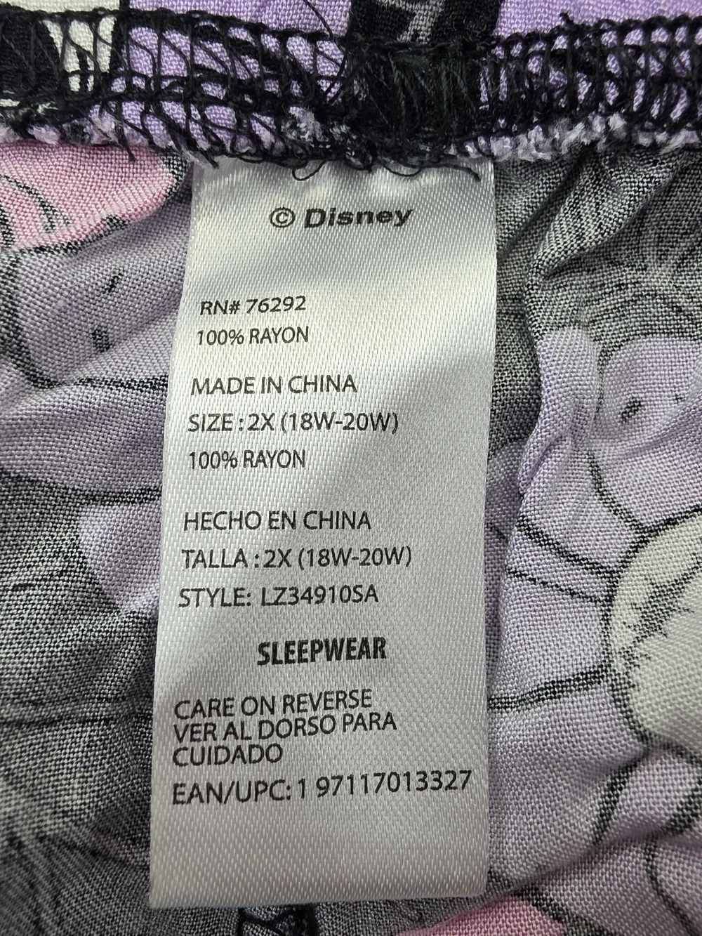 Nightmare Before Christmas 2X "True Love" Tank & Shorts Sleep Set CX-3883 - Picture 8 of 9